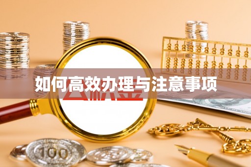 巴东如何高效办理与注意事项