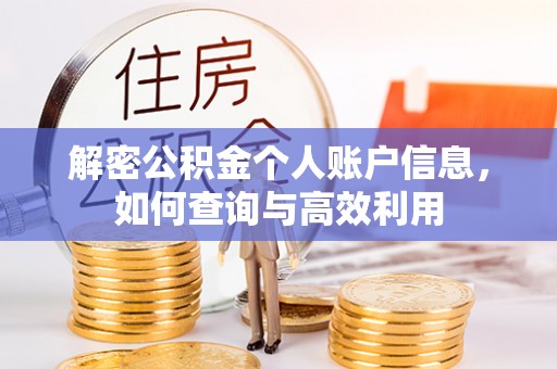 巴东解密公积金个人账户信息，如何查询与高效利用
