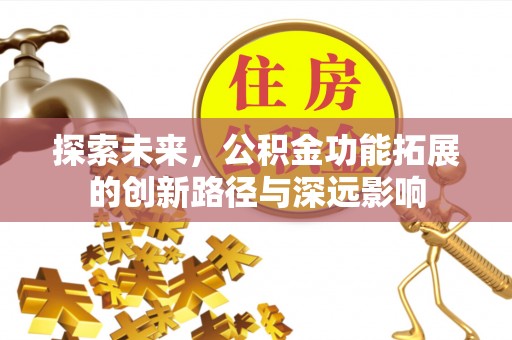 巴东探索未来，公积金功能拓展的创新路径与深远影响