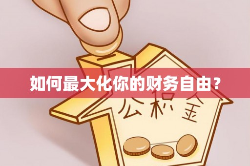 巴东如何最大化你的财务自由？